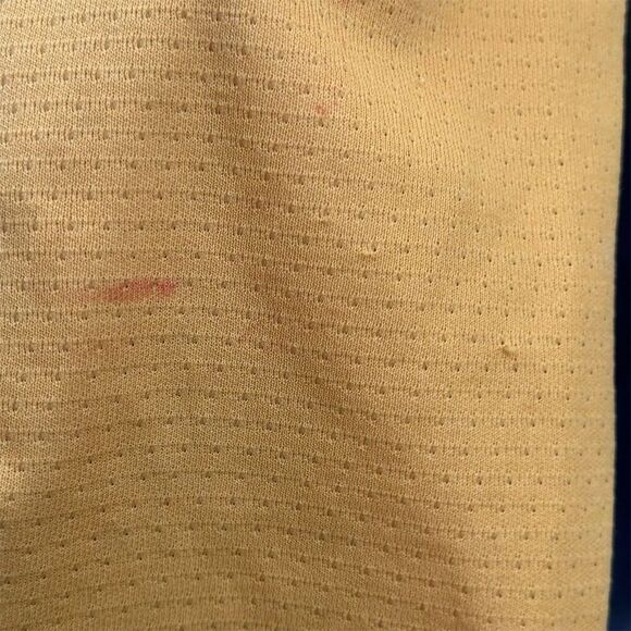 Vintage Nike Men's Long Sleeve Yellow T-Shirt Size L Sports Activewear - Picture 6 of 11